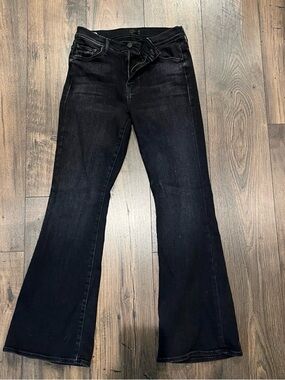 MOTHER  Weekender Frey black denim